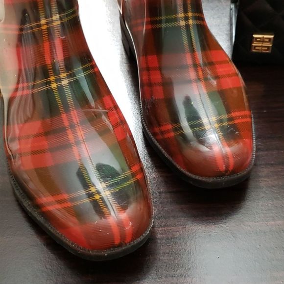 LAUREN by RALPH LAUREN plaid rain boots - Picture 10 of 14